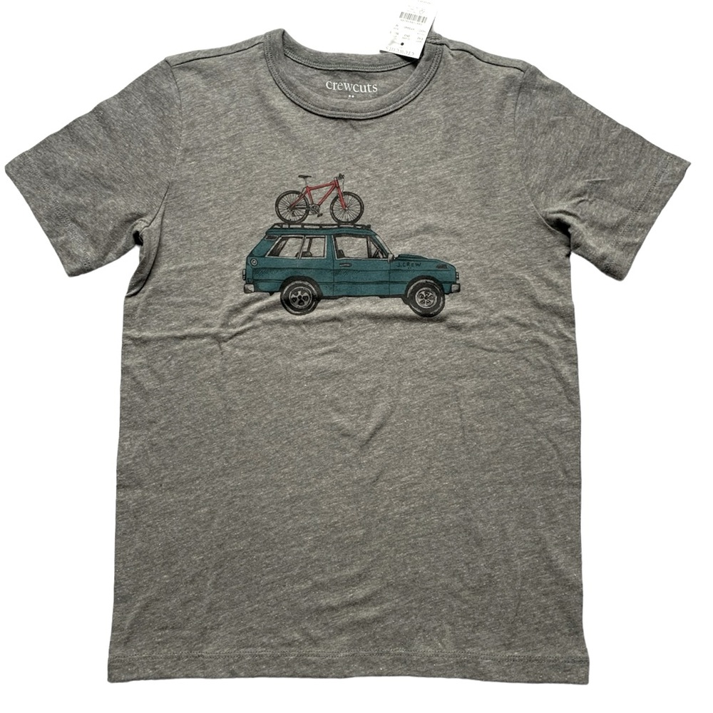 NWT Crewcuts Outlet Summer Bike Shirt M (8-9)